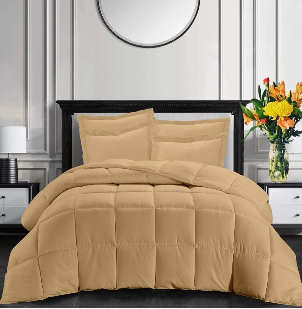 Plain Comforter King Size 5pc Set