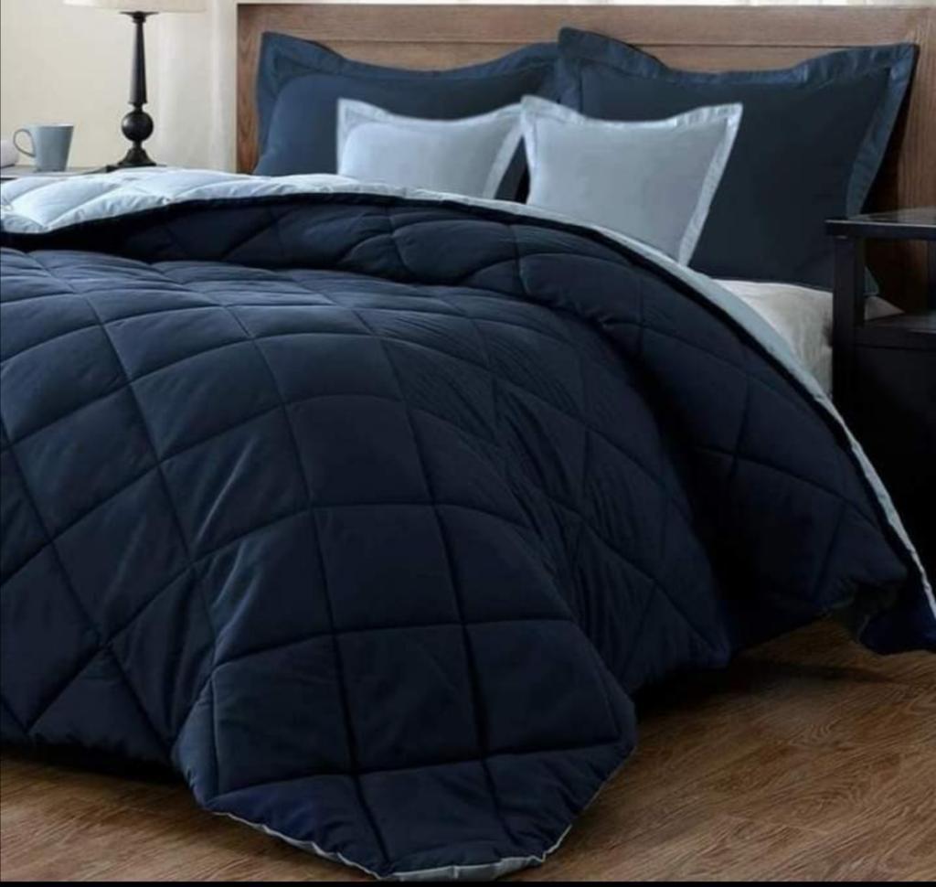 Reversible Comforter Set Queen Size 5pc Set