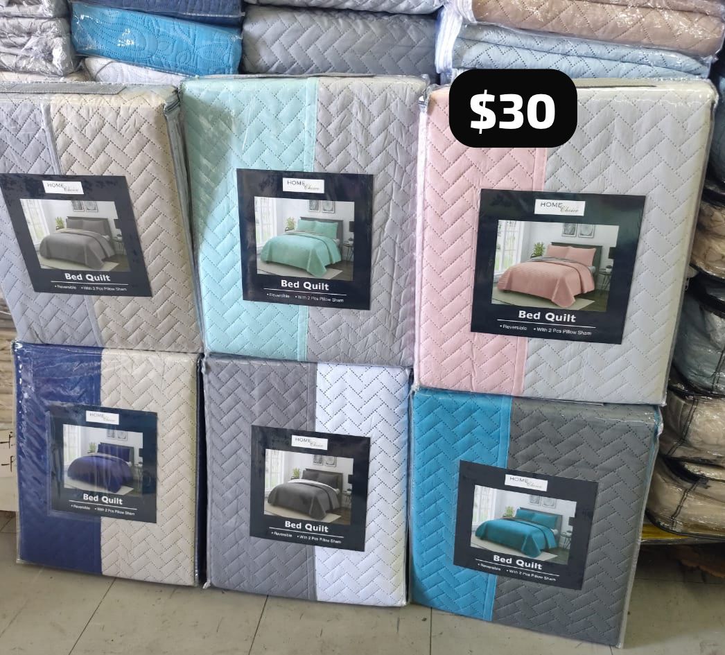 Home Choice Reversible Quilt 3pc Set