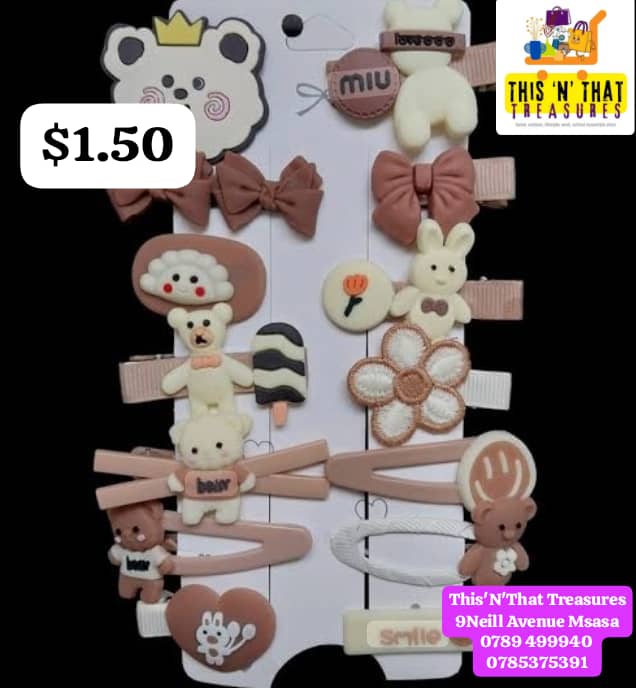 Kids Hair Set Brown