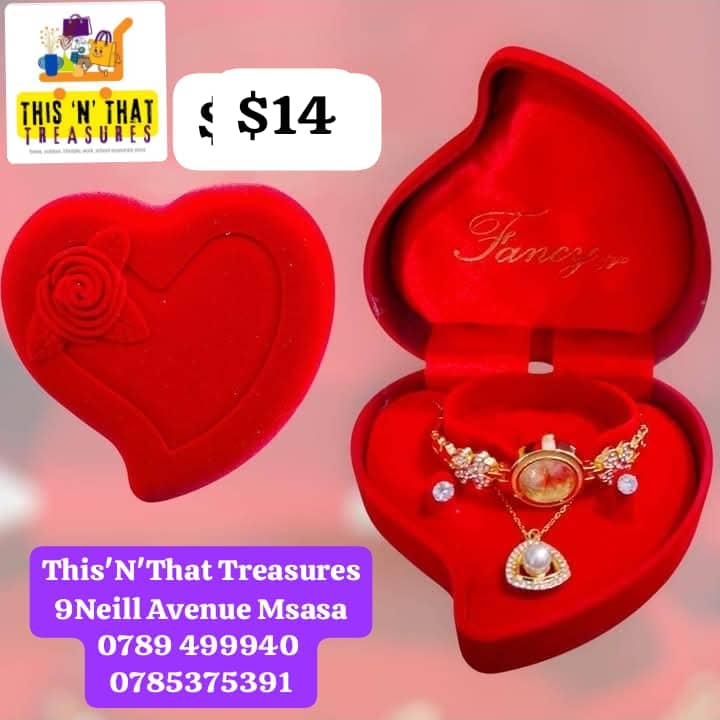 Ladies Valentine Gift Watch Set