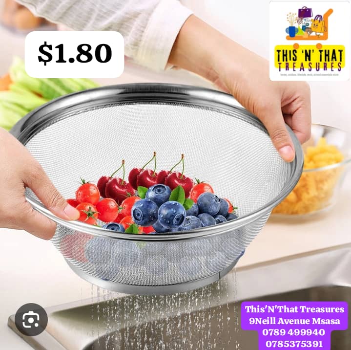 Stainless Steel Mesh Draining Basket
