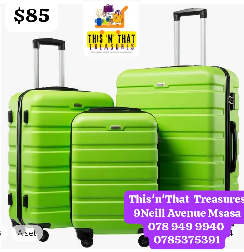 3pc Silicone Suitcases