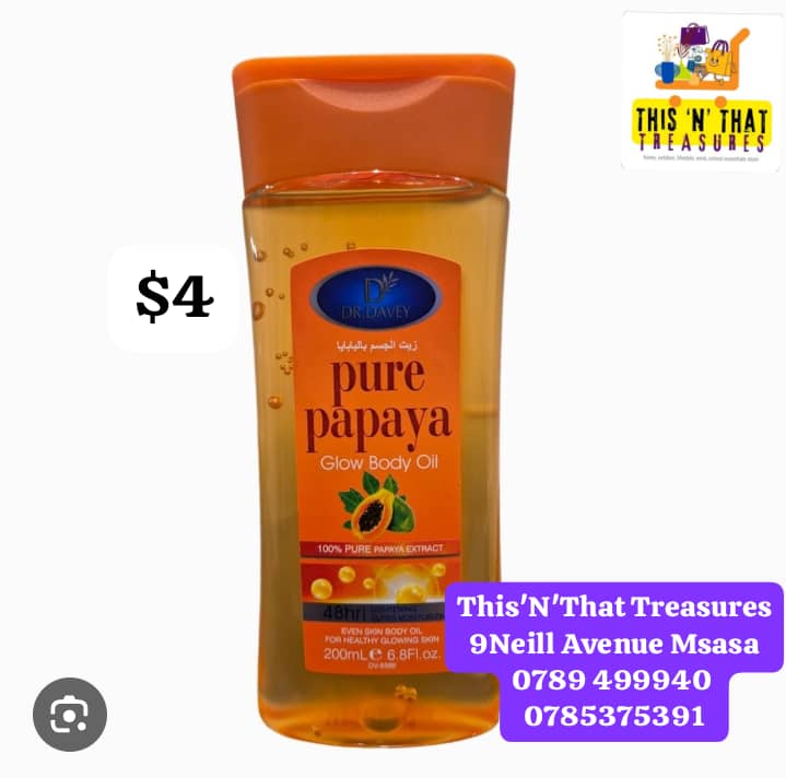 Dr Davey Pure Papaya Body Oil