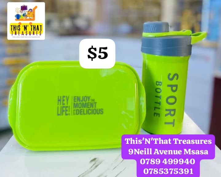 Sport Bottle And Lunchbox