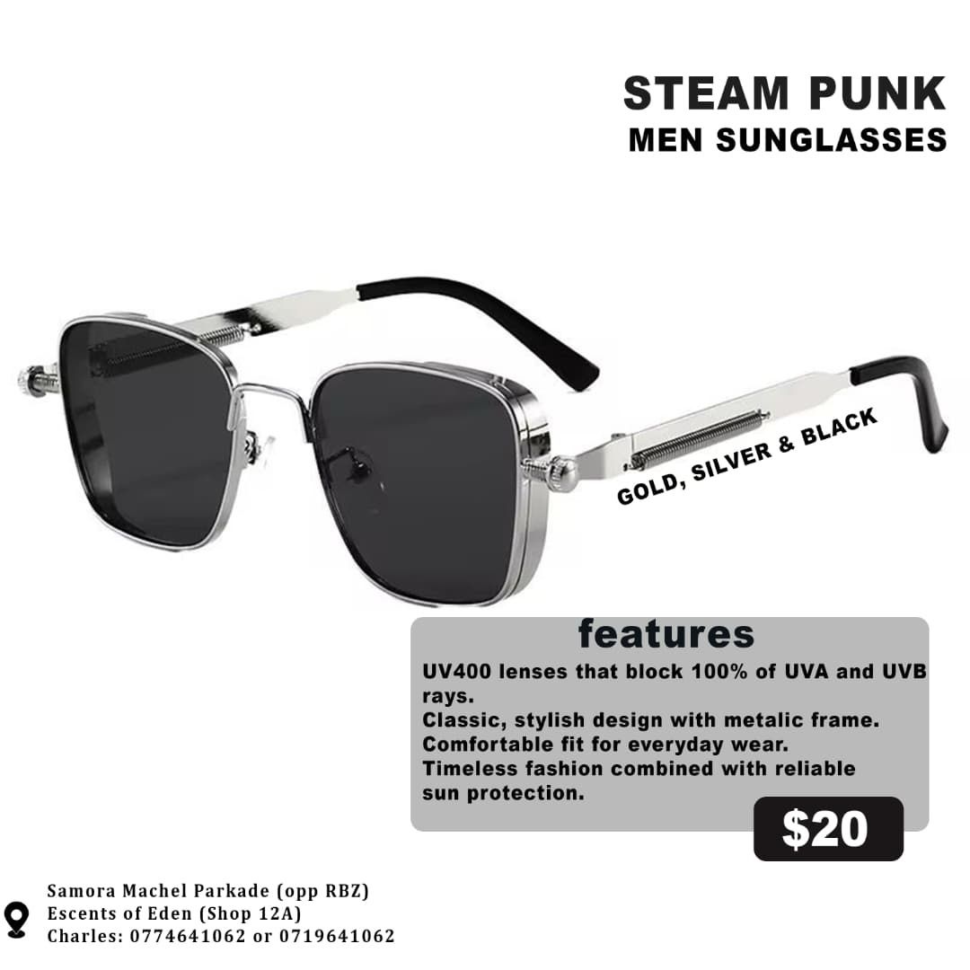 Steam Punk Men Sunglasses
