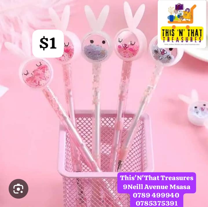Rabbit Glitter Pen