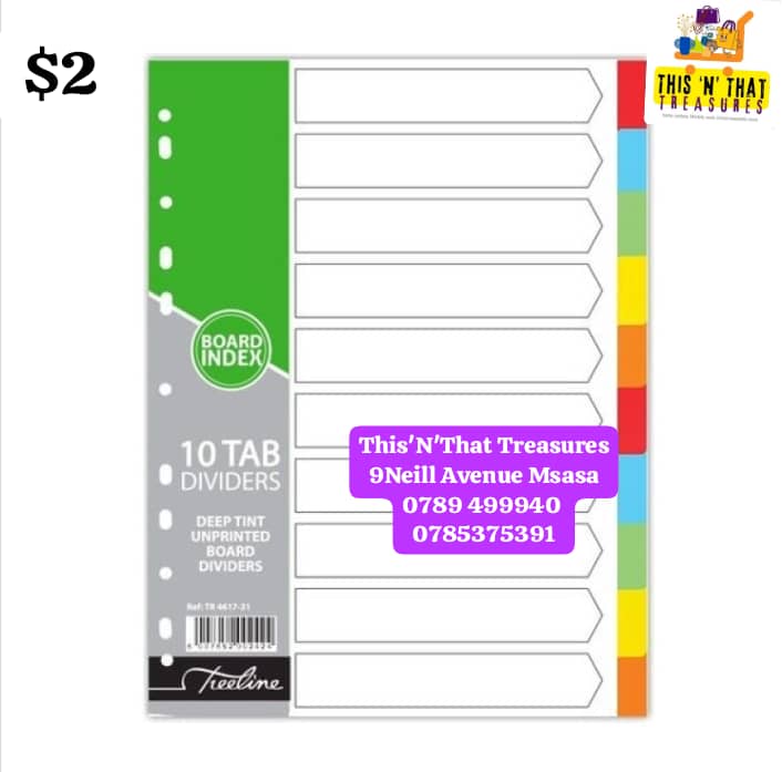 10 Tab Divider