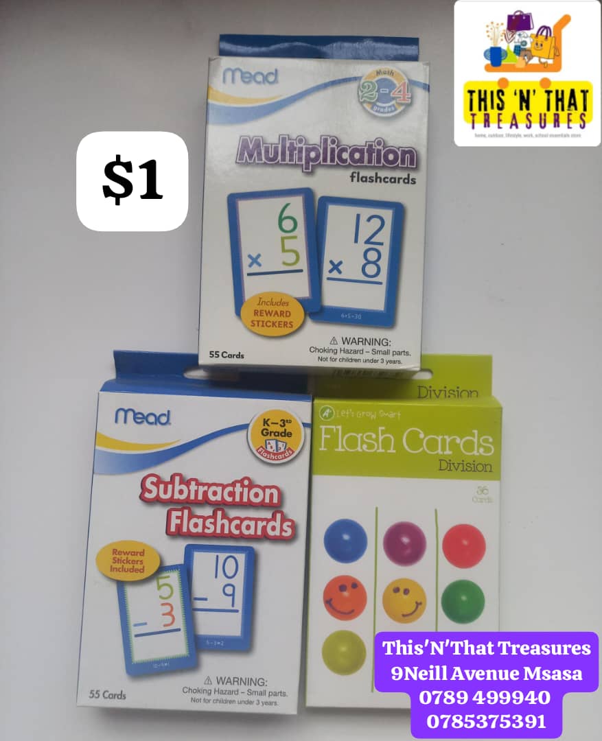 Flash Cards (Division/Phonics/Multiplication)