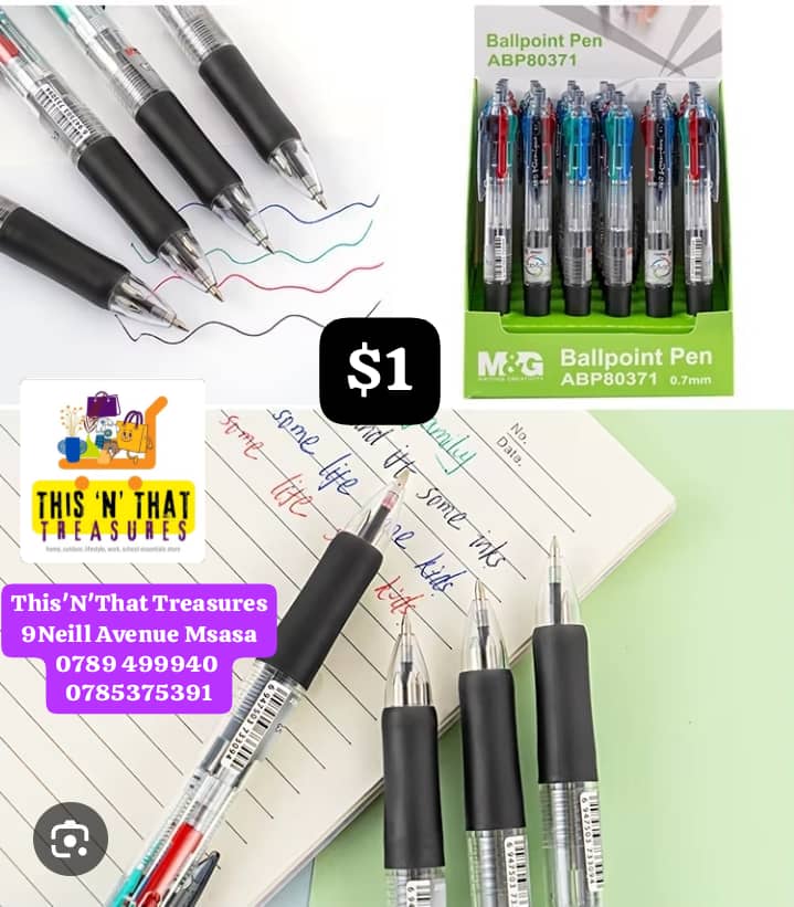 Multi-Coloured Ball Point Pen