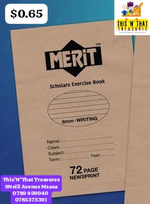 72 Page Writing Exercise Book