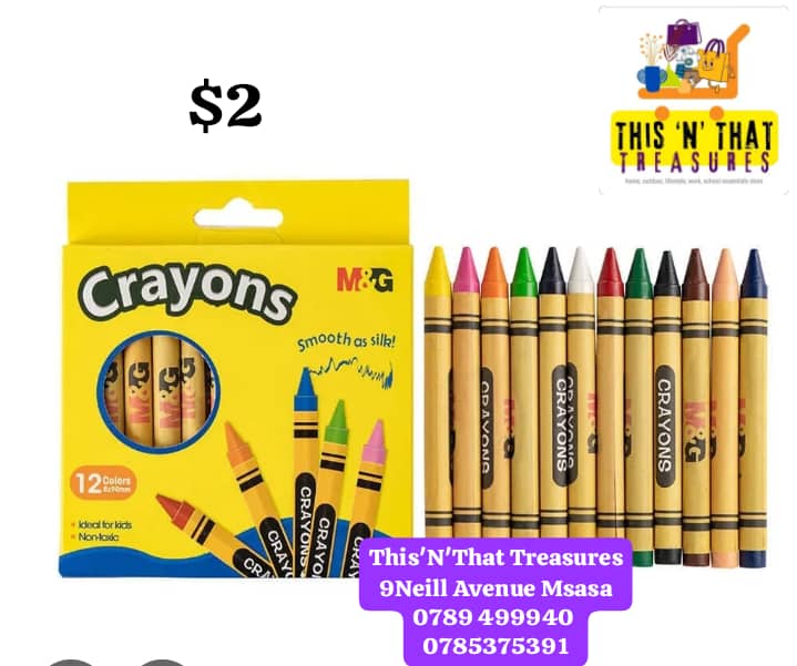 M&G Crayons 12pc