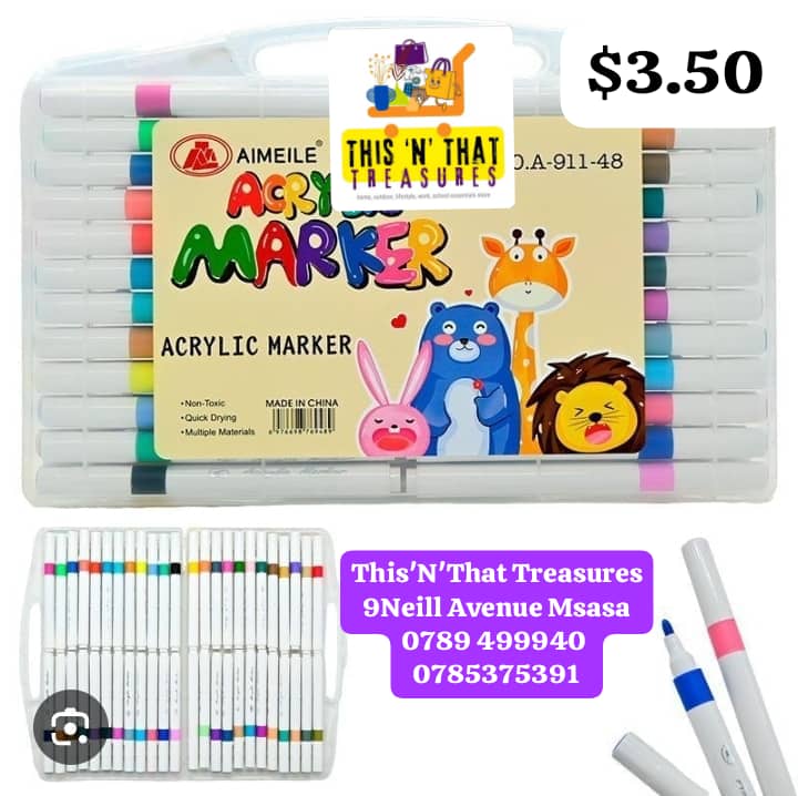 Acrylic Markers Colours 24pc