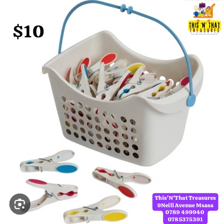 Basket Clothespins 50pc